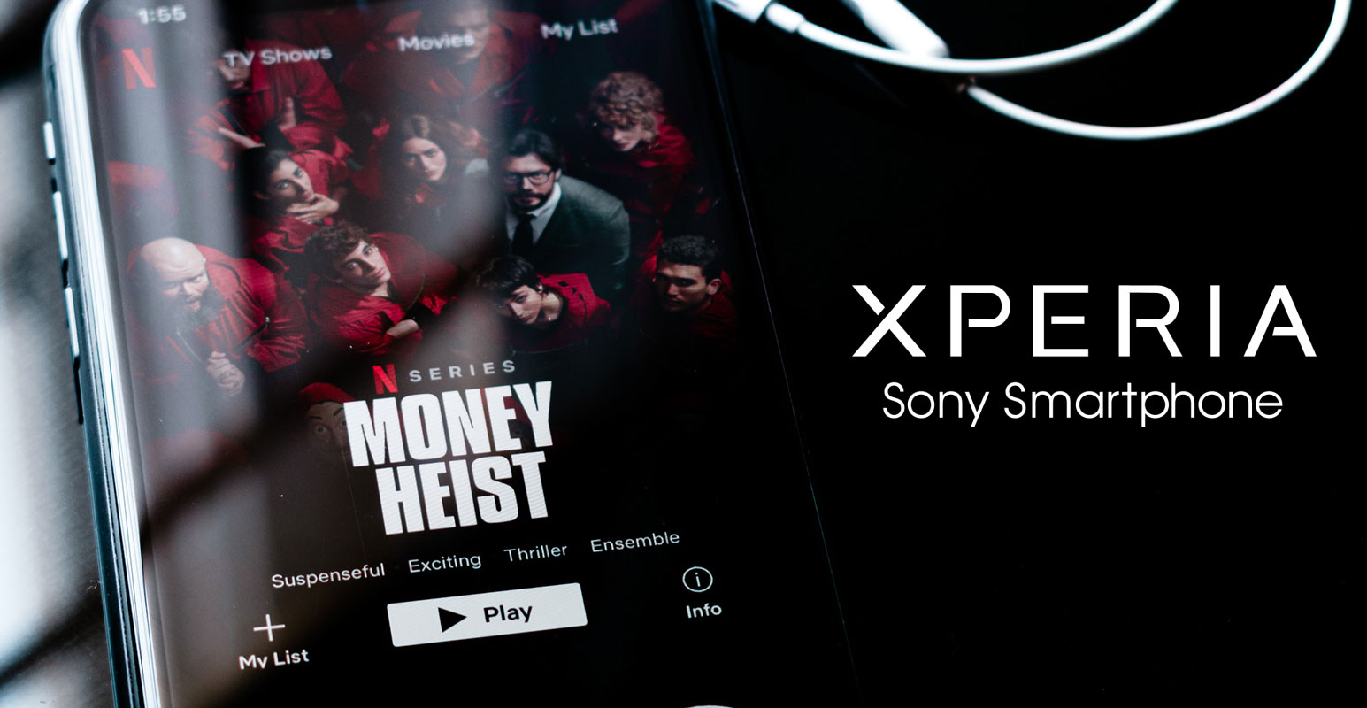 Sony Xperia Smart Phone Netflix Low Quality
