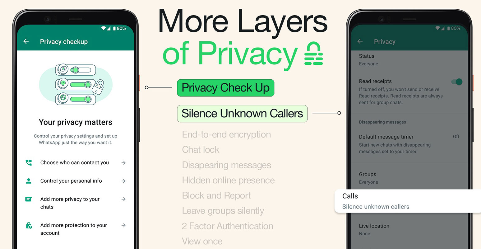 WhatsApp Silent for Unknown Calls Screenshot