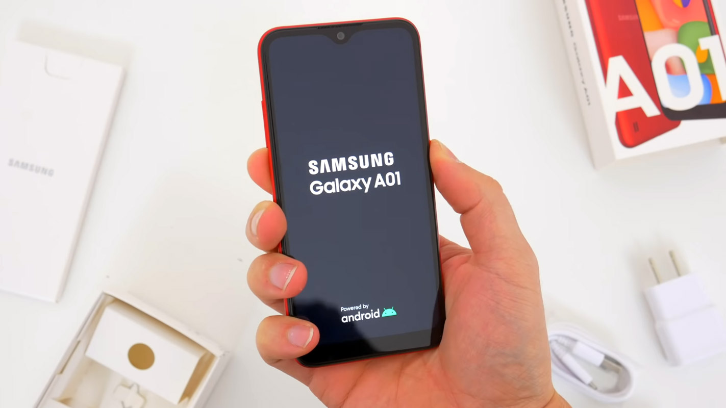 samsung galaxy a01 boot logo