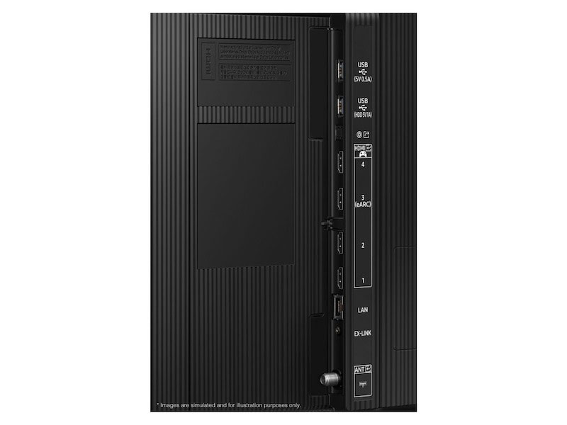 98 Inch Class QLED 4K Q80C Ports
