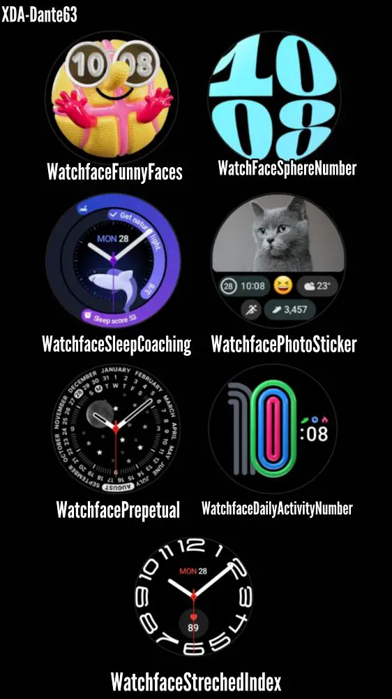 Galaxy Watch 6 Faces