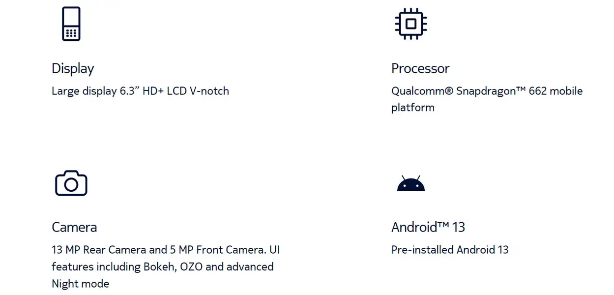 Nokia C210 Specifications