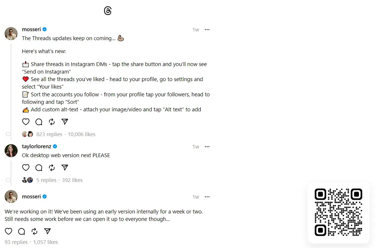 Threads Web Version Official Confirmation
