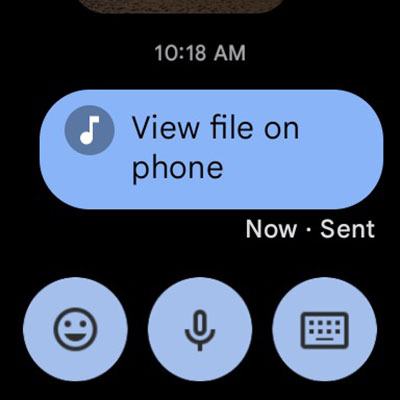 Google Messages Wear OS Voice Messages