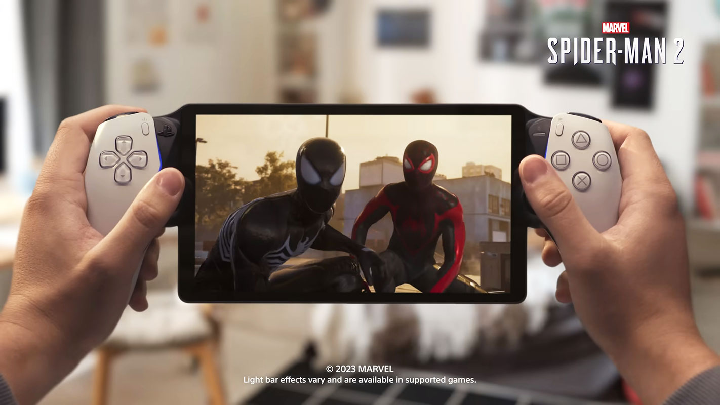 PlayStation Portal Spiderman Game Screen