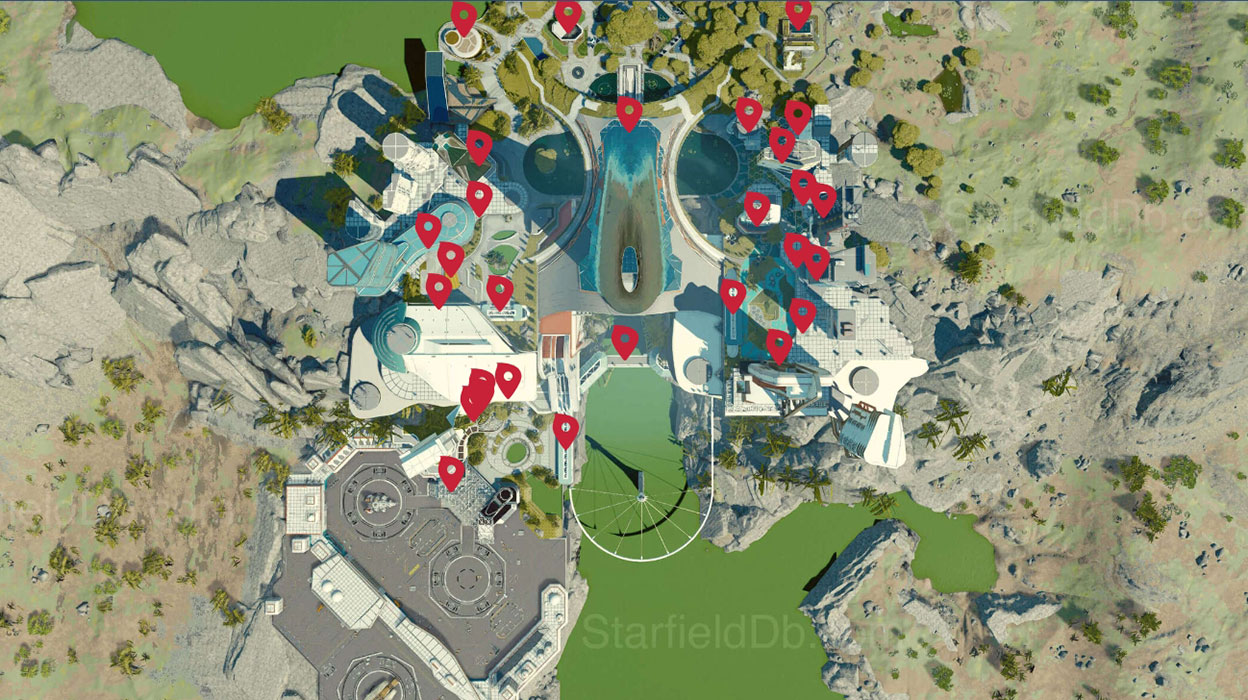 Starfield Interactive Maps Screenshot