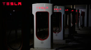 Tesla Super Chargers in a ROW