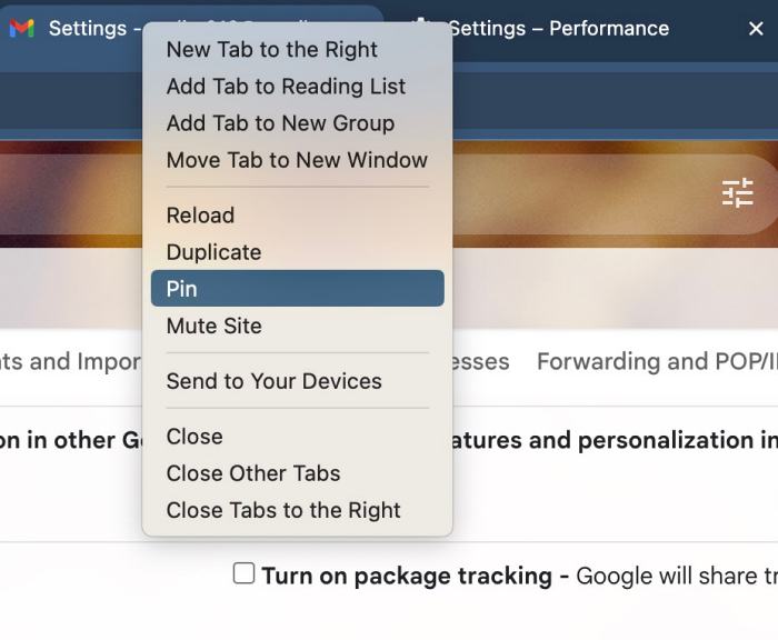 pin Gmail Notifications not working on Windows 11