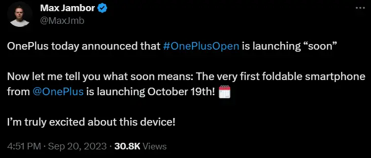 oneplus release