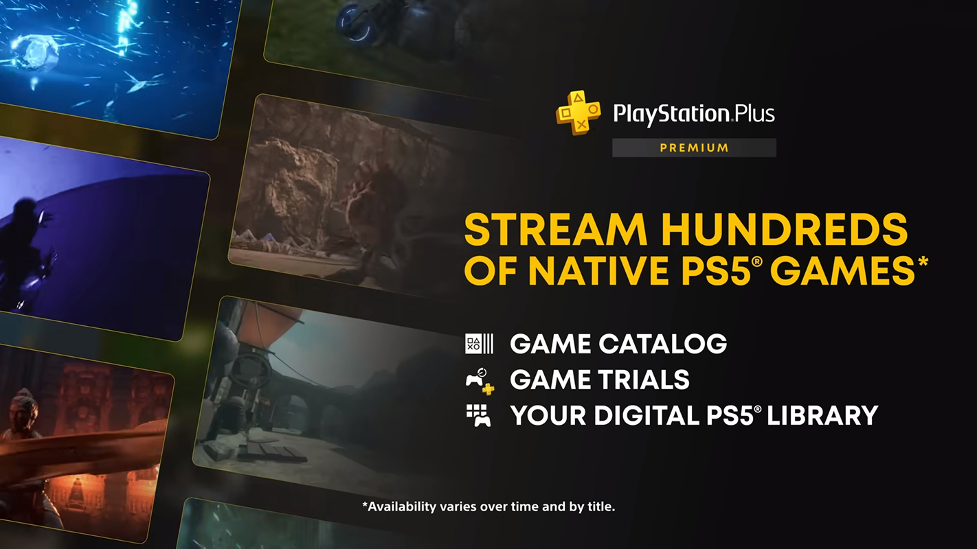 Sony Playstaion Plus PS5 Game Stream