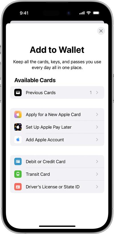 add card Apple Pay not working on iPhone 15 Pro