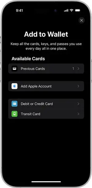 بطاقة أخرى Apple Pay لا تعمل على iPhone 15 Pro