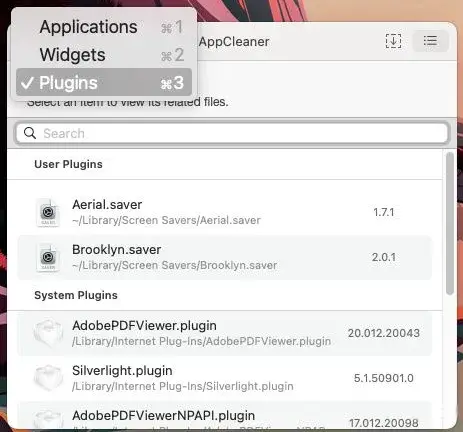 appcleaner plugins mac