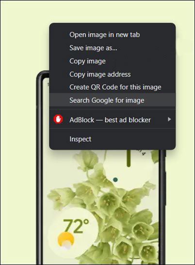 bring back search google for images chrome right click menu