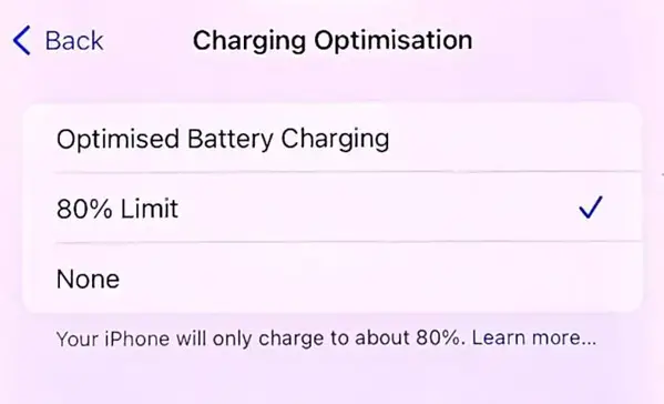 تحسين الشحن iPhone 15 Pro لا يشحن