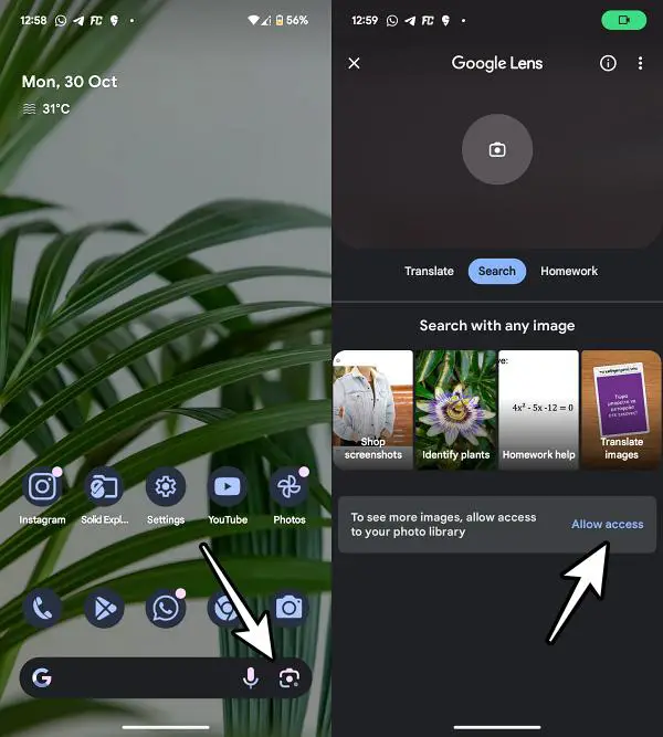 fix Google Lens Missing from Pixel Camera on Android 14