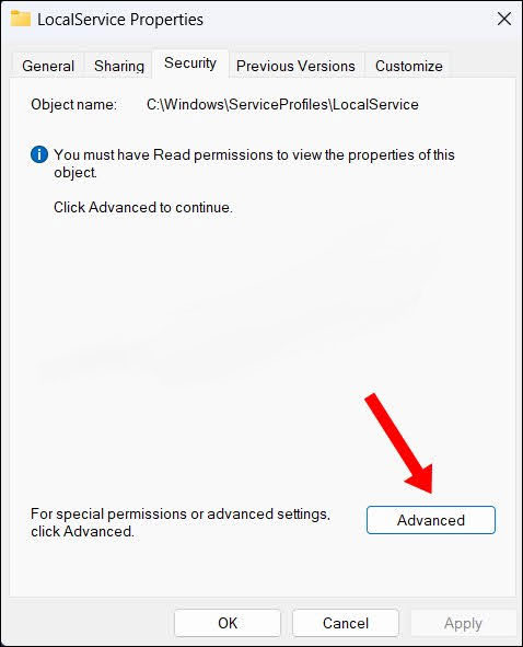 advanced security pin not working windows 11