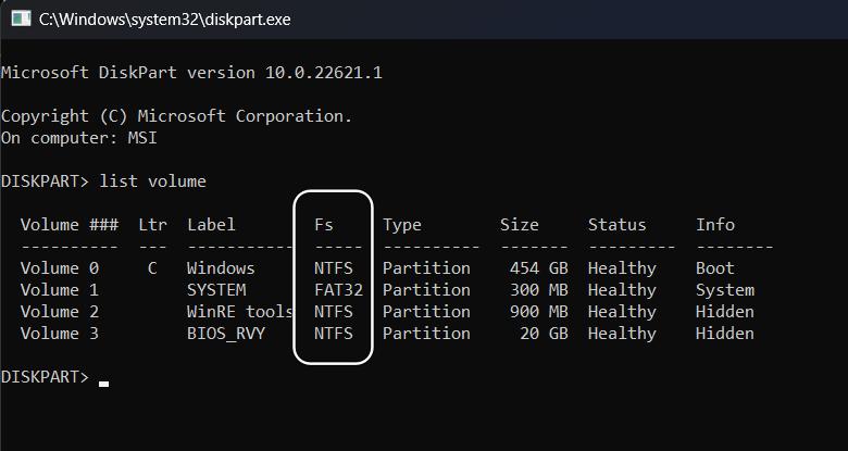 cmd file system windows 11