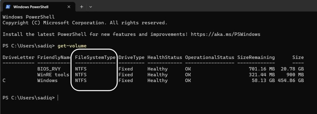 How to Locate the File System of a Drive on Windows 11? - Android ...