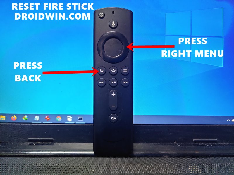 reset Fire TV Stick stuck on logo