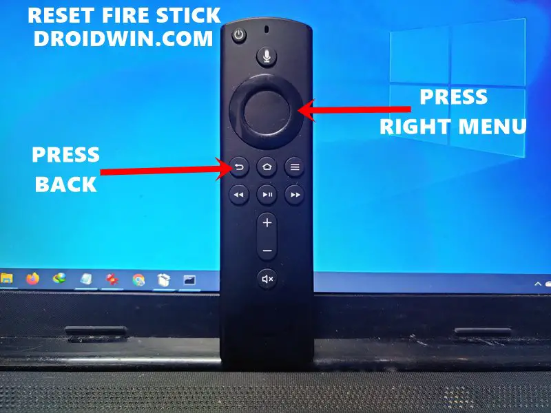 reset Fire TV Stick stuck on logo