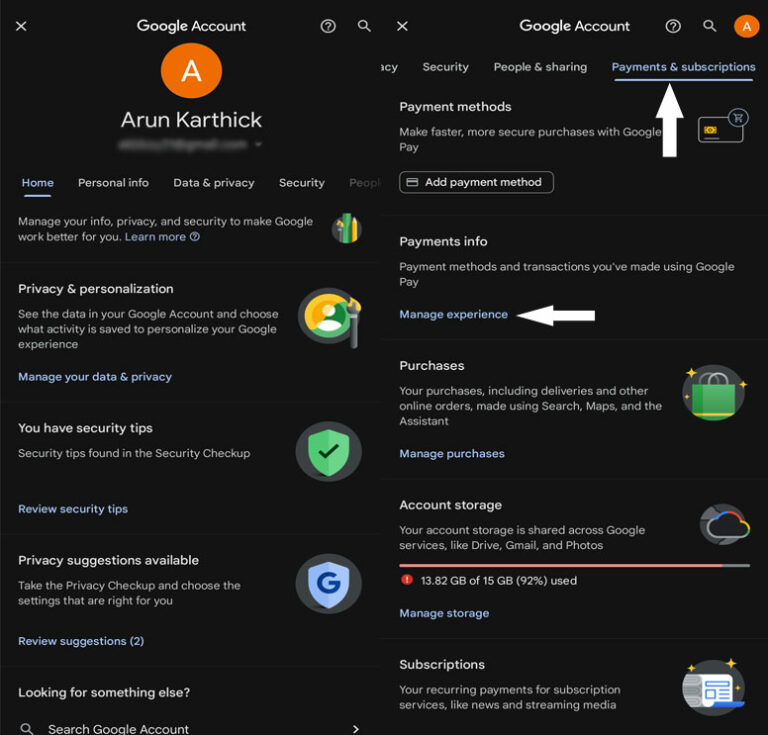 Clearing Your Previous Payment Records on Google Pay - Android Infotech ...