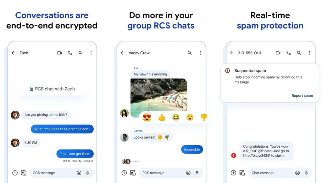 Google Messages vs. Verizon Messages+ on Android 2024 Comparision