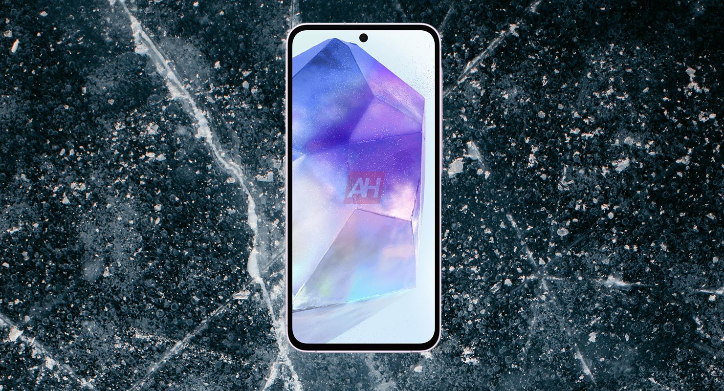 Samsung Galaxy A55 Front Render Image