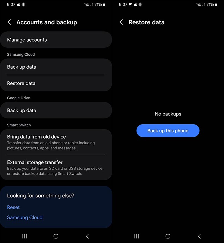 Samsung Galaxy Backup and Restore