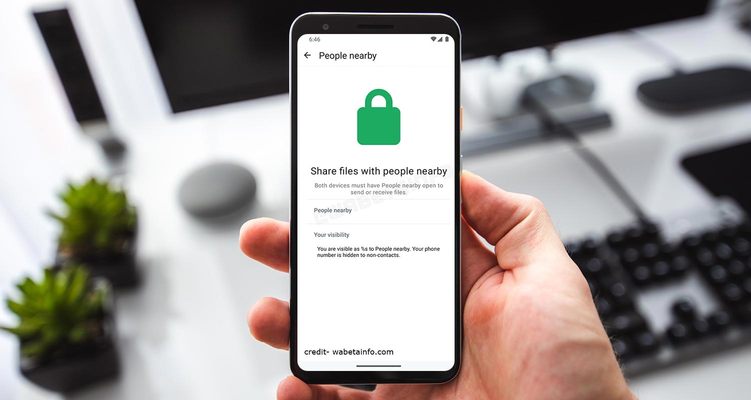 WhatsApp Nearby File Sharing in Android Mobile