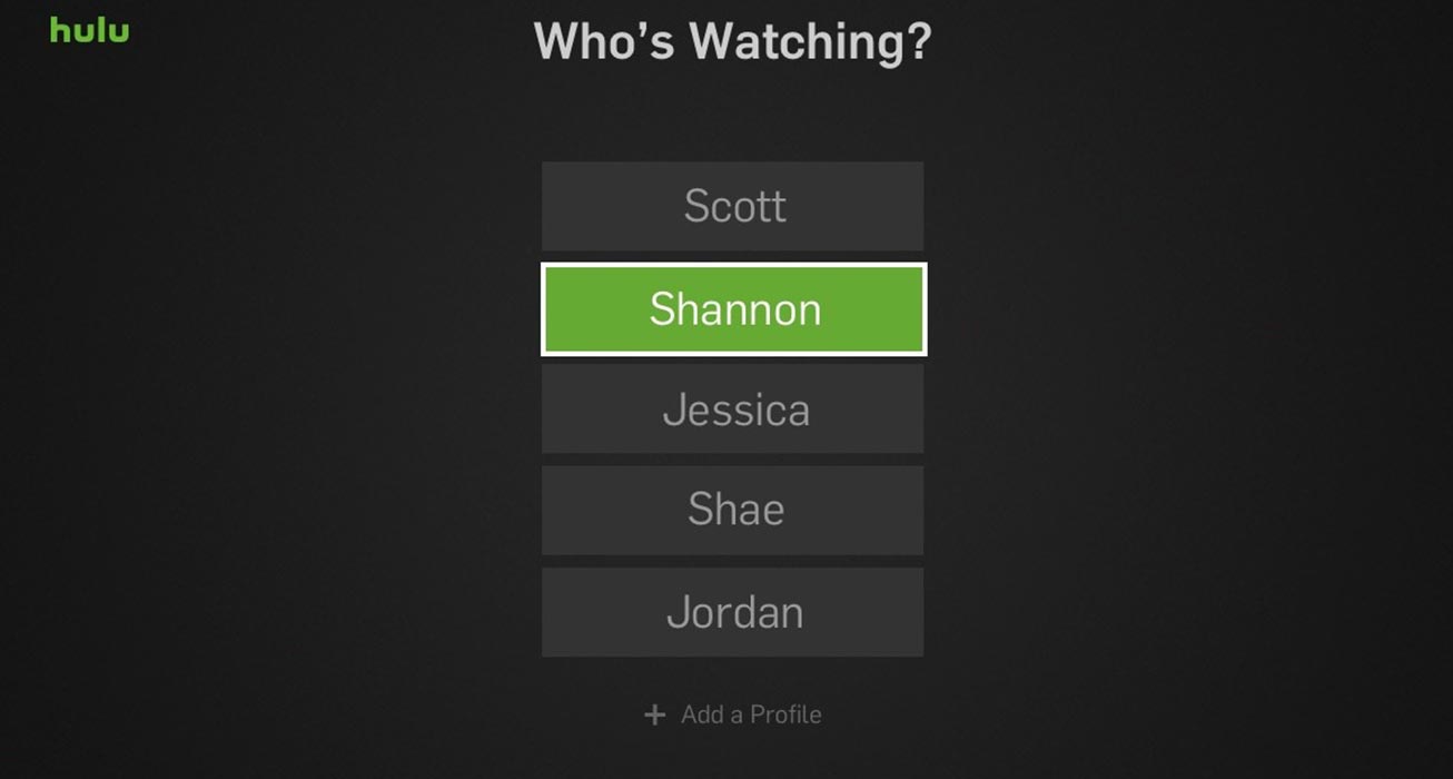 Hulu Multiple Profiles