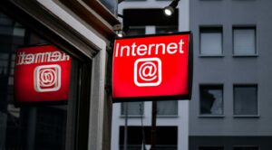 Internet Cafe Lightboard