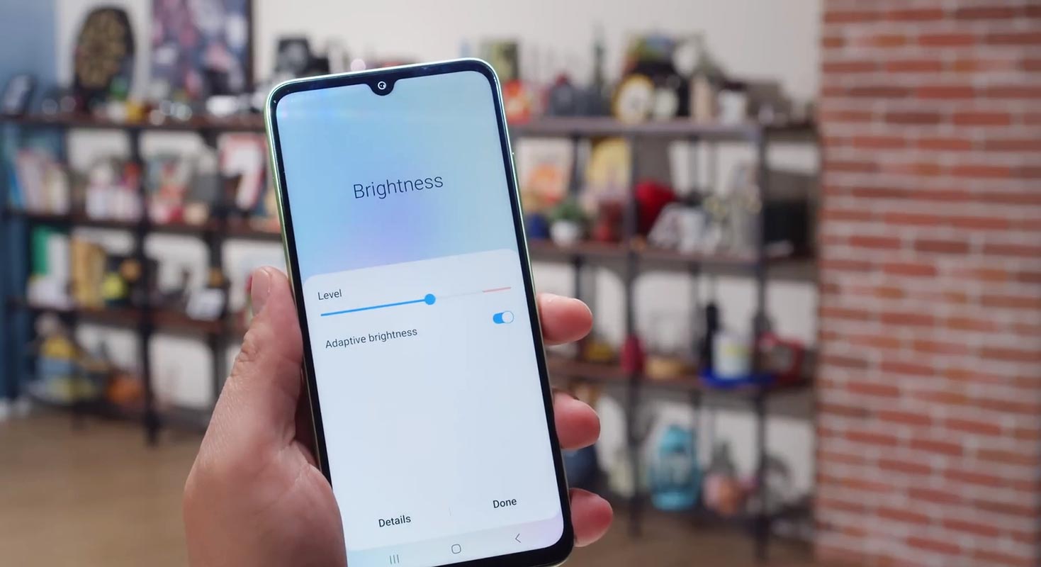 Samsung Galaxy A05s Auto Brightness Option