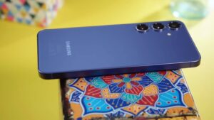 Samsung Galaxy S24 Plus on the Box