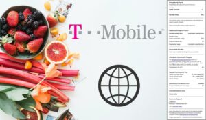 T-Mobile Broadband Nutrition Label