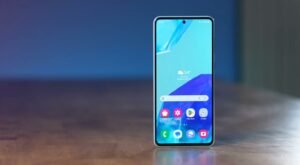 Samsung Galaxy M55 5G Unlocked Home Screen