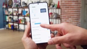 Samsung Galaxy S24 Plus Brightness Settings