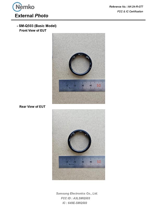 Samsung Ring FCC Specifications