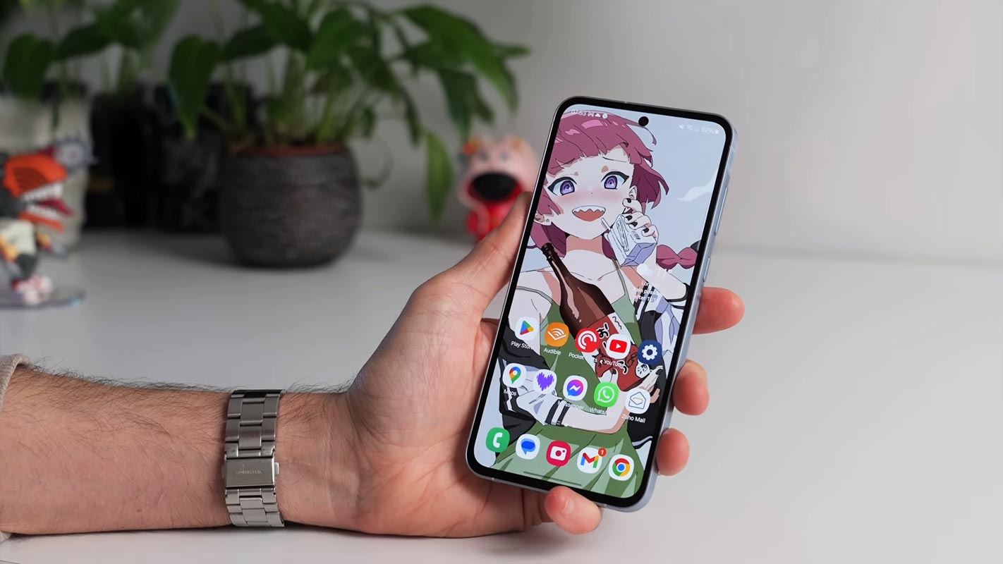 Samsung Galaxy A55 5G Unlocked Home Screen
