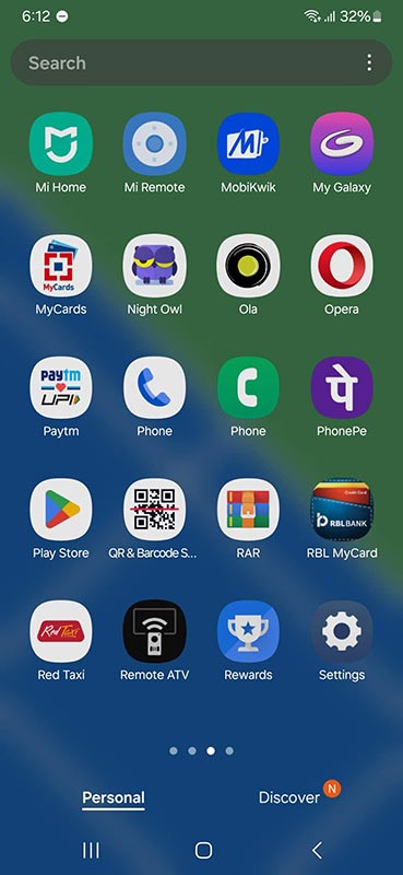 Google Play Store in App Drawer
