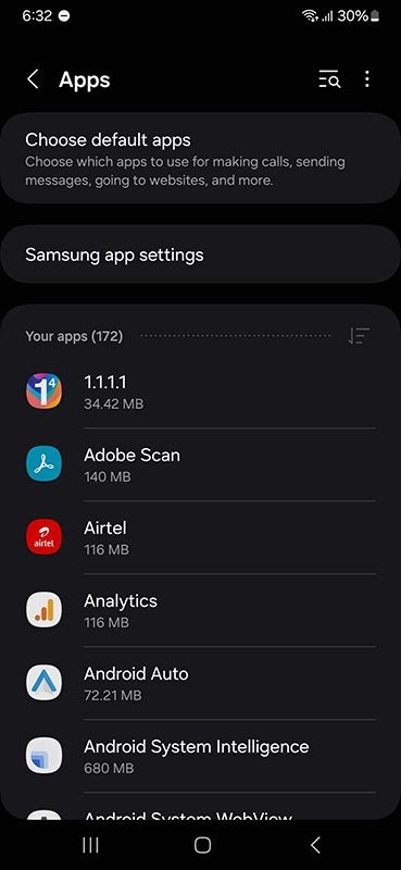 Unhide Apps Android