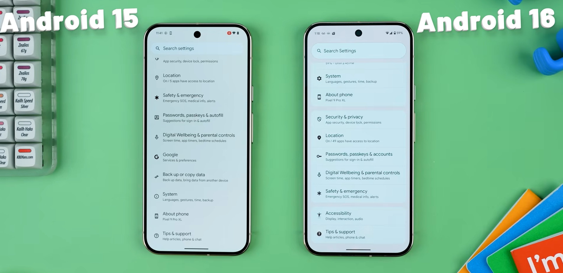 Google Android 16 for Mobile OS Baklava Screenshot 1
