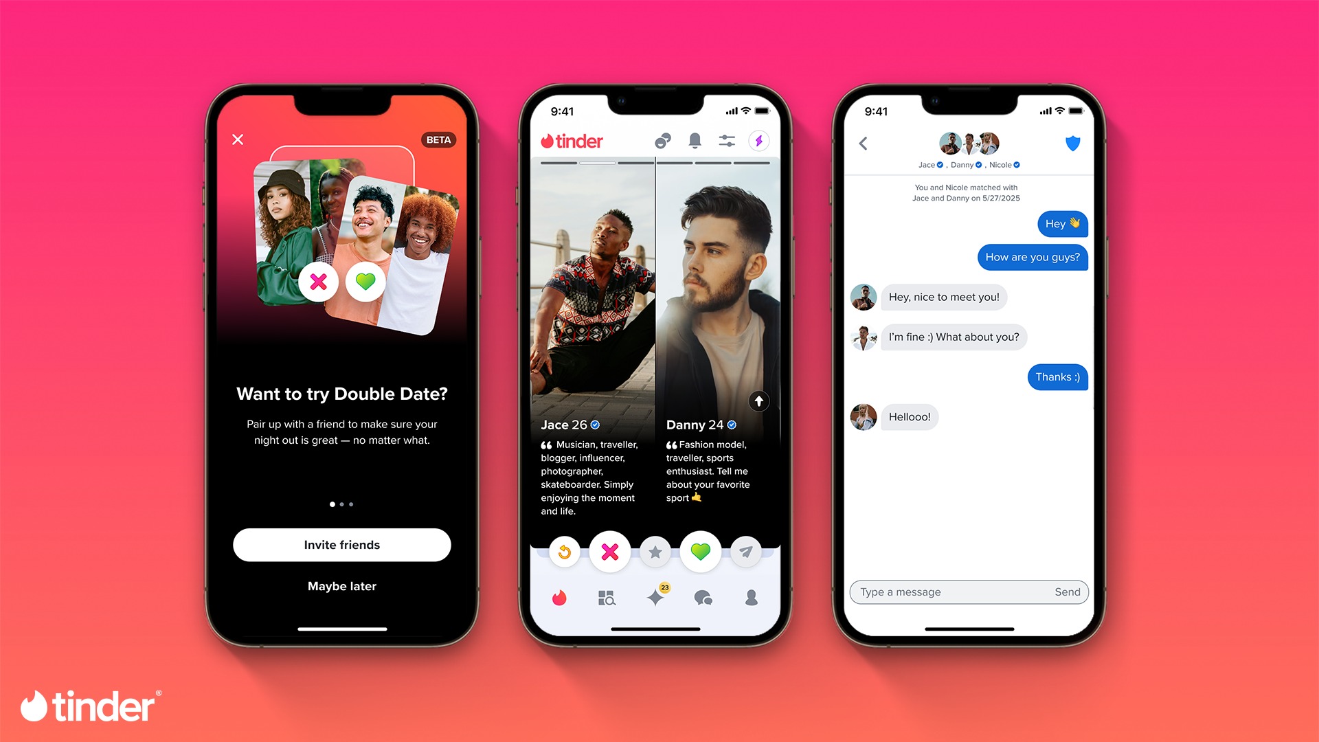 Tinder Double Date Screenshots