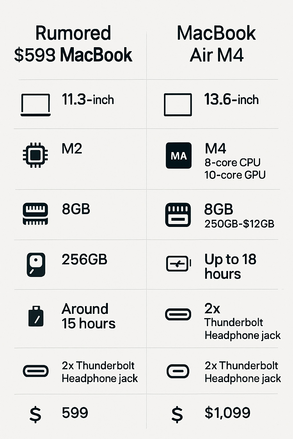 $599 MacBook vs regular Macbook