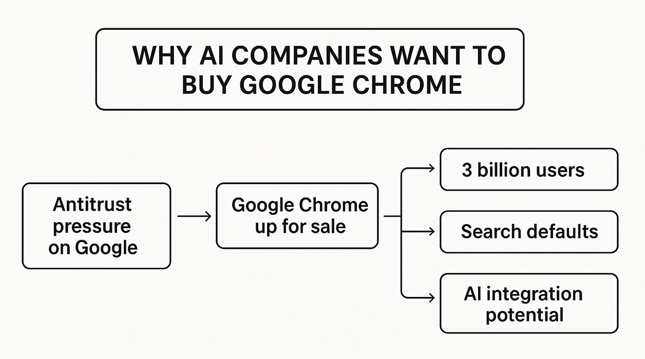 AI Companies Sudenly Willing to Buy Google Chrome Map