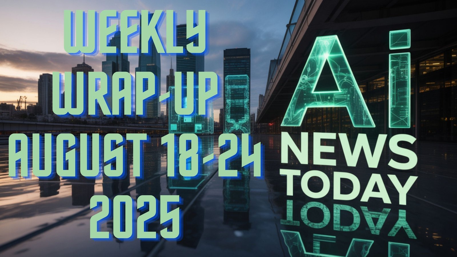 AI News Weekly Wrap-Up USA August 18–24 2025