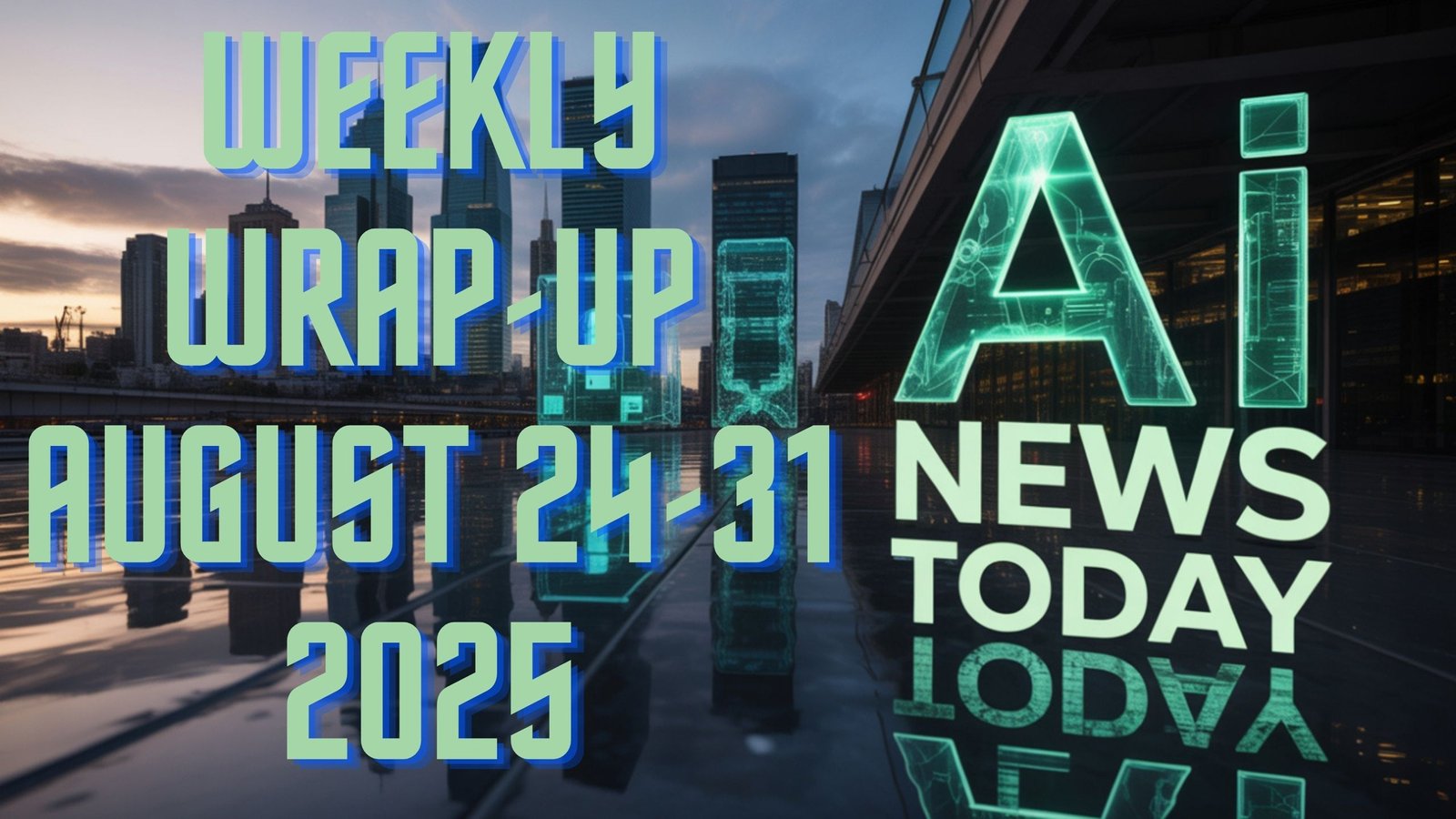 AI News Weekly Wrap-Up USA August 24–31 2025