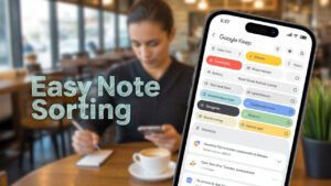 Google Keep Sorting Feature