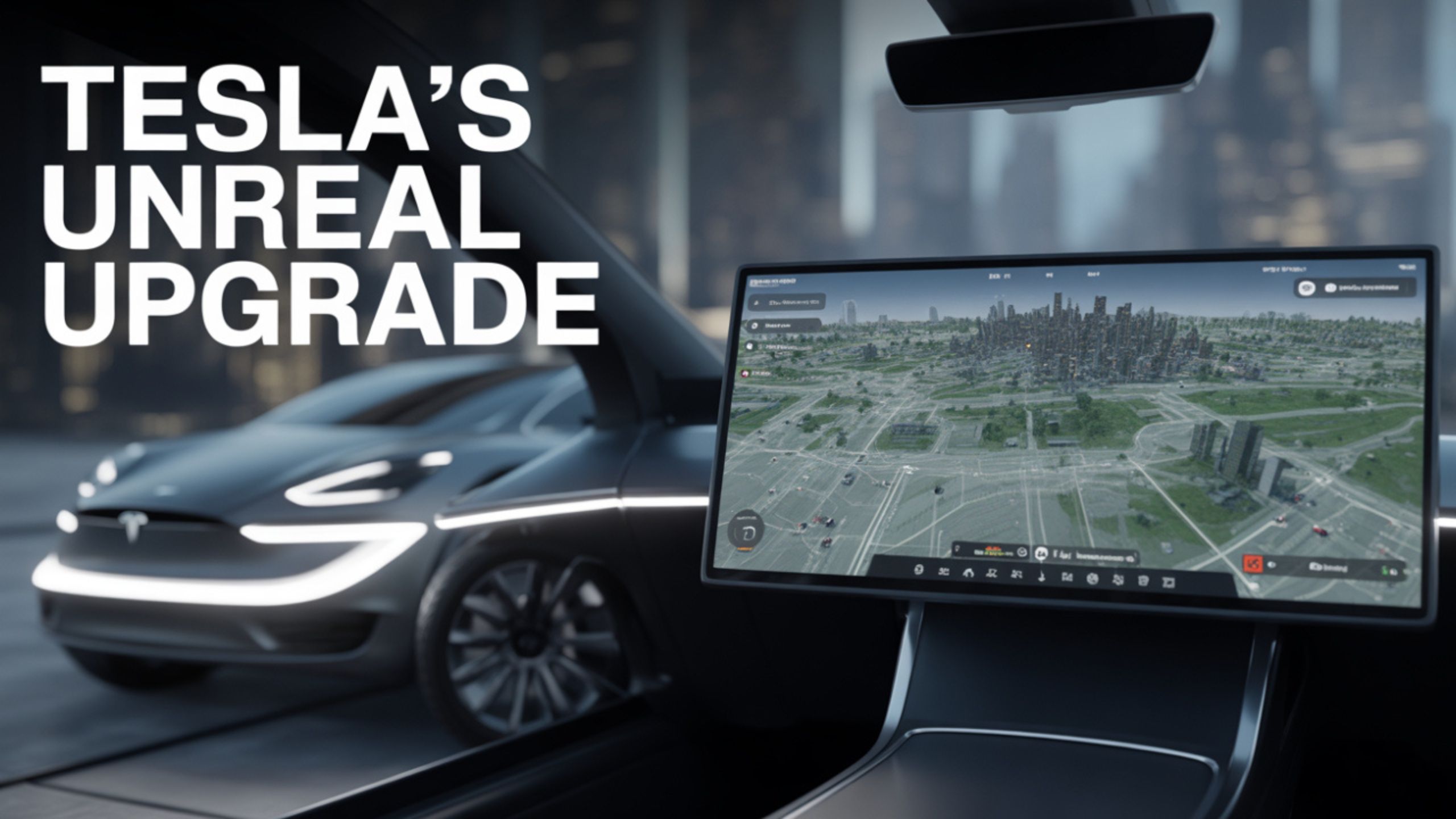 Tesla Cars to Get Real-World Graphics with Unreal Engine
