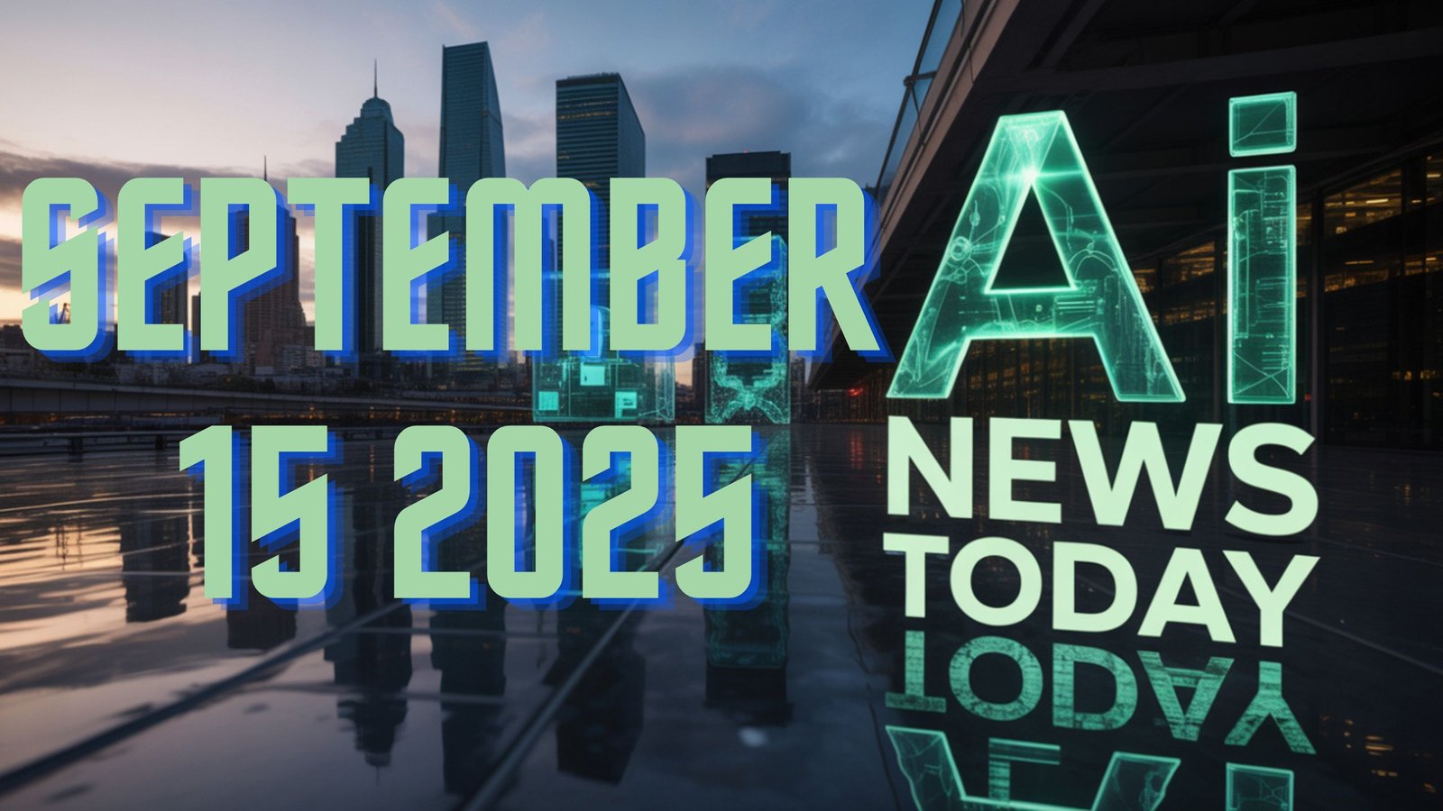 AI News Daily — USA Saturday September 15 2025 AI News Daily — USA Saturday September 15 2025
